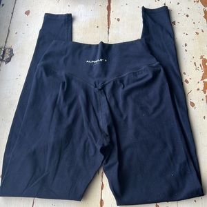 Alphalete- Alphalux black leggings- size Small